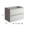MEUBLE DE SALLE DE BAIN INGLET SUSPENDU – Image 6