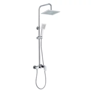 COLONNE DE DOUCHE MITIGEUR WIND BLU SQ CHROME CARRE