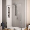 PAROI DE DOUCHE MURANO PLUS CHROME