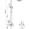 COLONNE DE DOUCHE MITIGEUR IRIS – Image 6