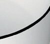 BLANC BRILLANT LISERE NOIR