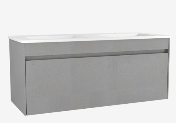 MEUBLE DE SALLE DE BAIN DOUBLE VASQUE AGATE – Image 2