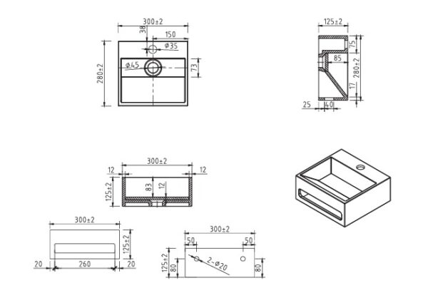 LAVE MAIN VASQUE ISIS CARRE – Image 6