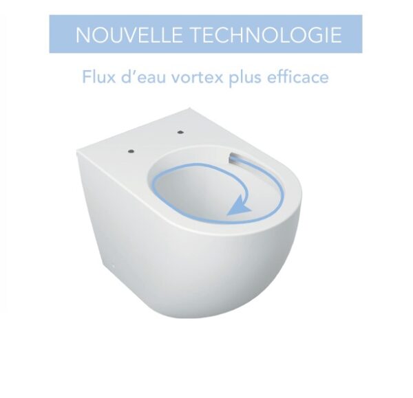 WC SUSPENDU SANS BRIDE CIRCE – Image 4