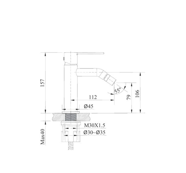 MITIGEUR POUR BIDET FIGARO – Image 7